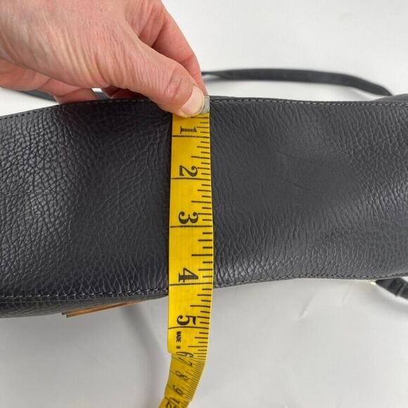 Olivia + Joy New York Womens Leather Shoulder Bag Blue Handle‎ Adjustable Strap - Picture 8 of 12